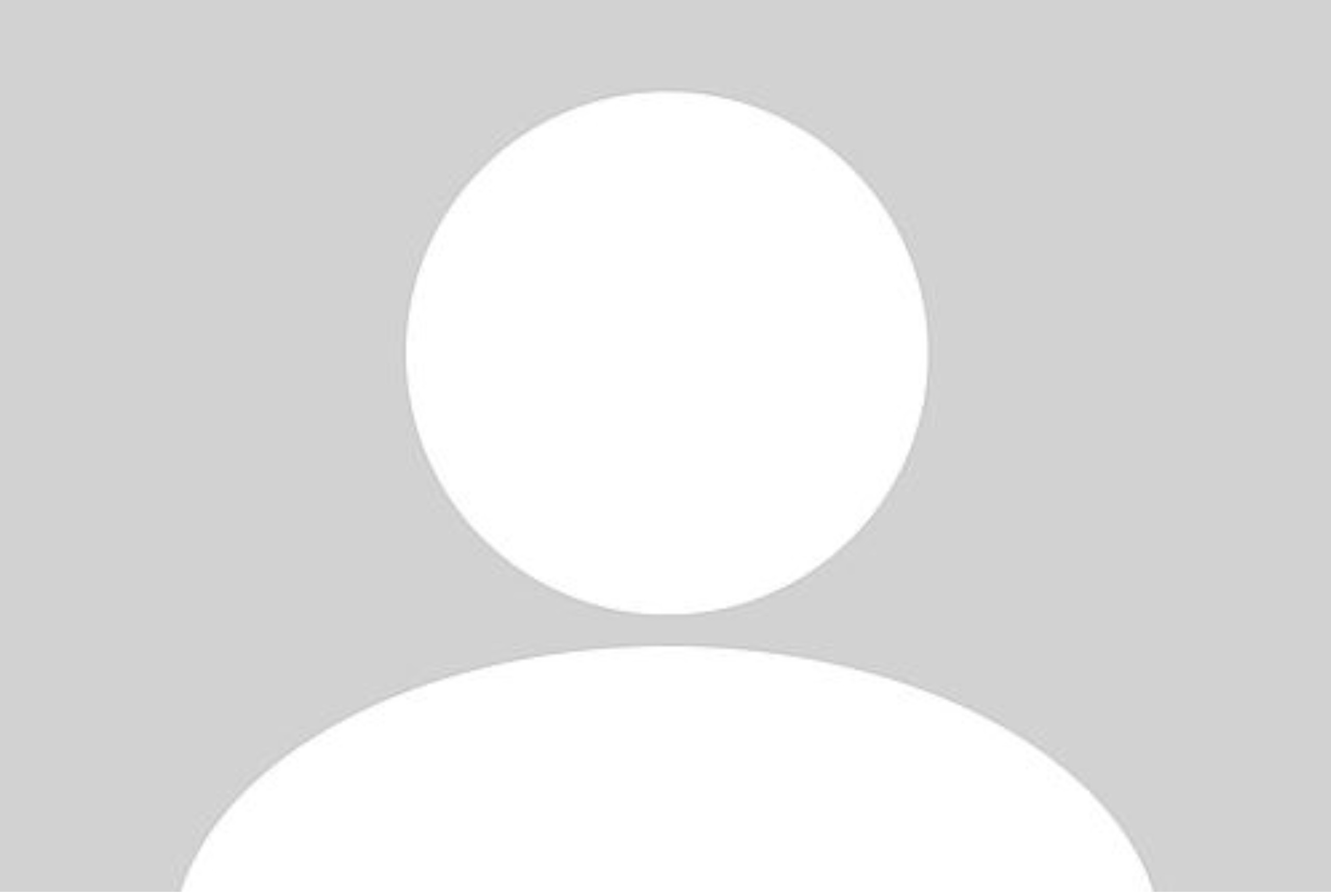 Platzhalter-Profilbild mit grauem Hintergrund und weißem Benutzer-Icon für anonyme oder unverfügbare Benutzerinformationen.